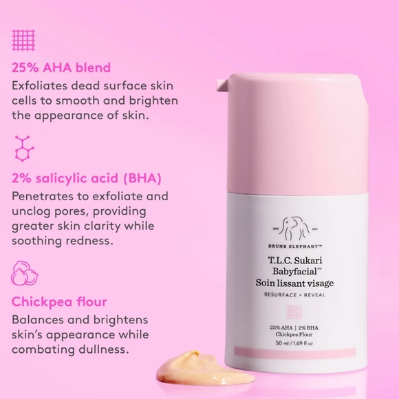 NEW Drunk Elephant T.L.C. Sukari Babyfacial - Picture 3 of 8